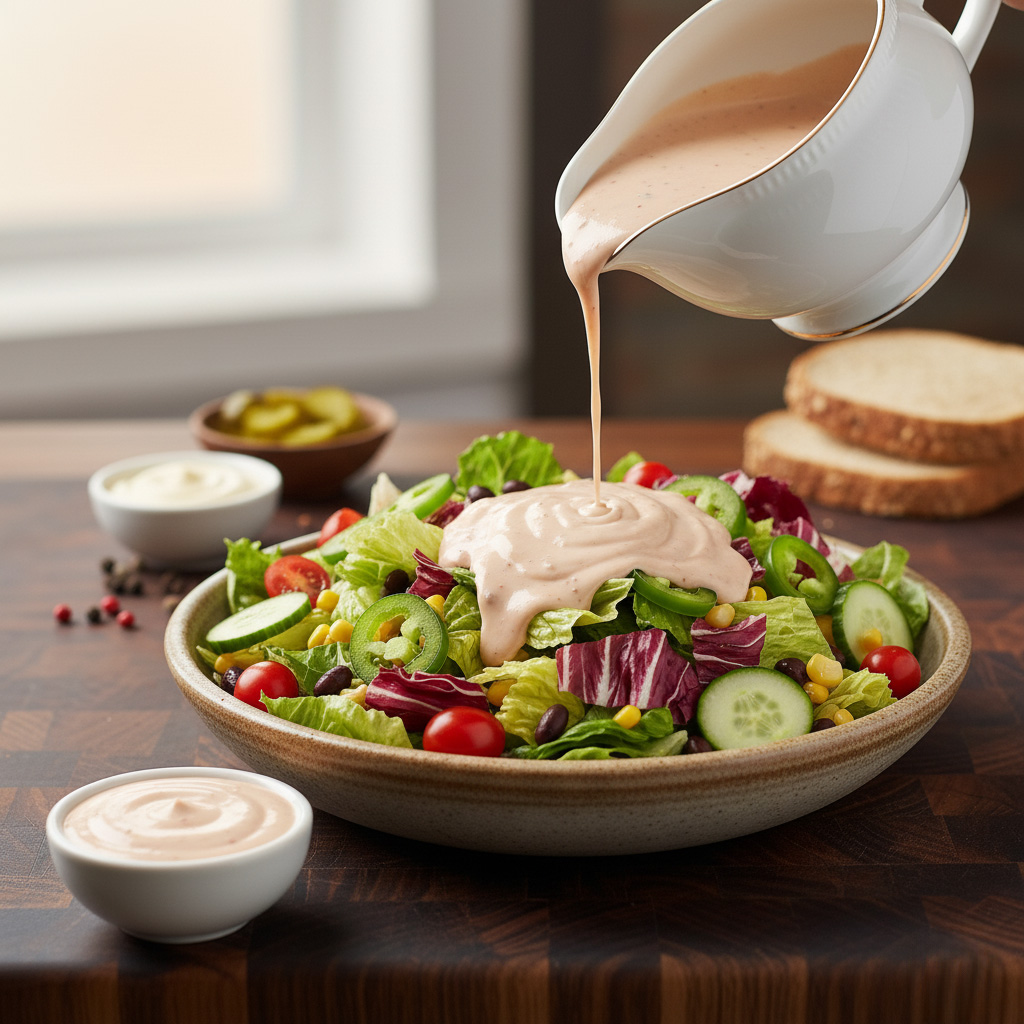 Tangy Vegan Thousand Island Dressing