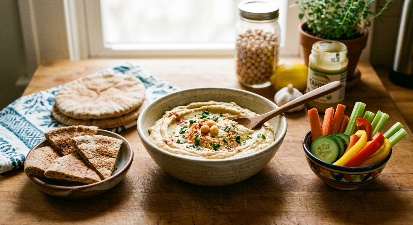 Creamy Whole-Food Hummus